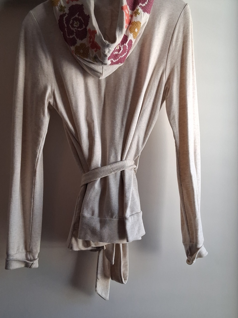 Anthropologie Saturday Sunday Boho Floral Hoodie Cardigan Sweater S - Picture 10 of 10